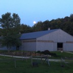 Sunset on the farm